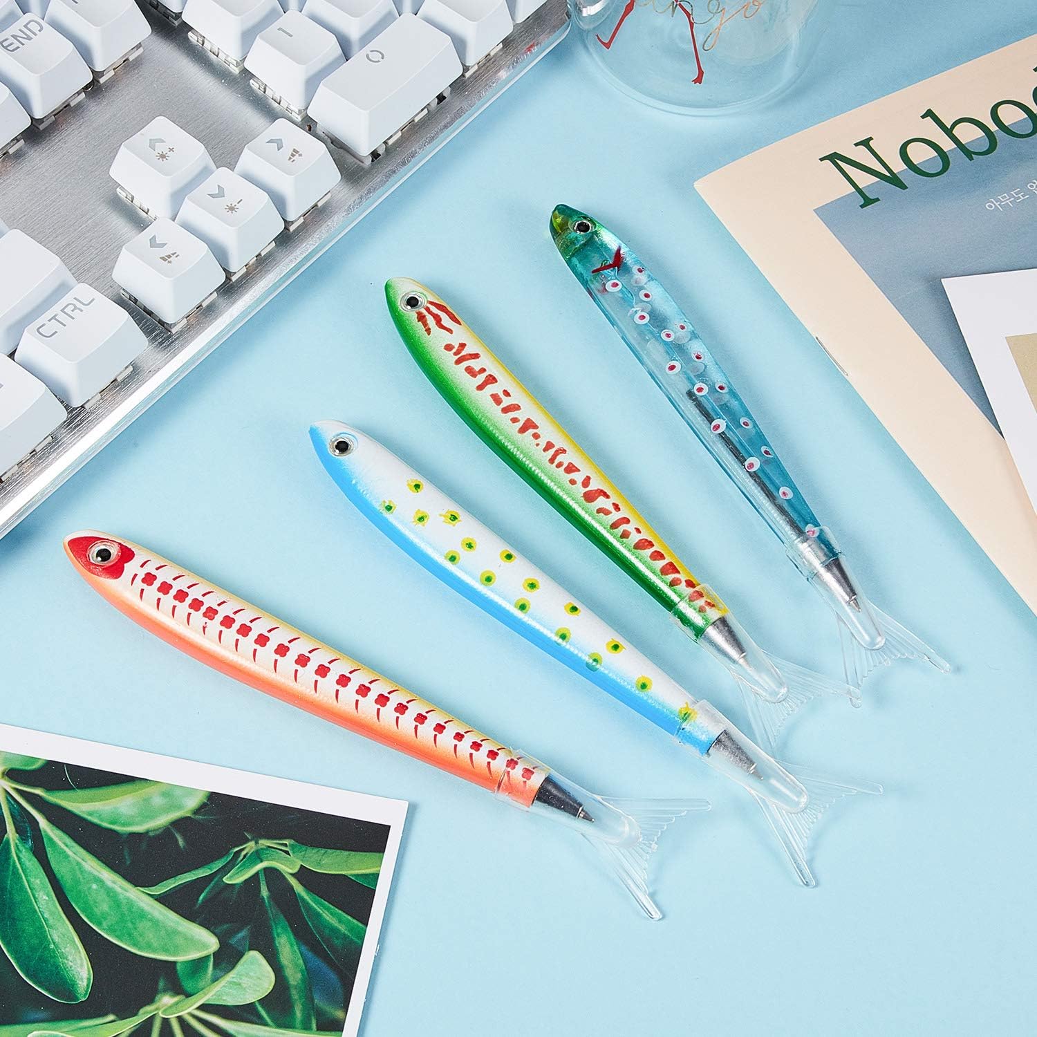 Outus Fish Shape Ballpoint Pens 12 Pack
