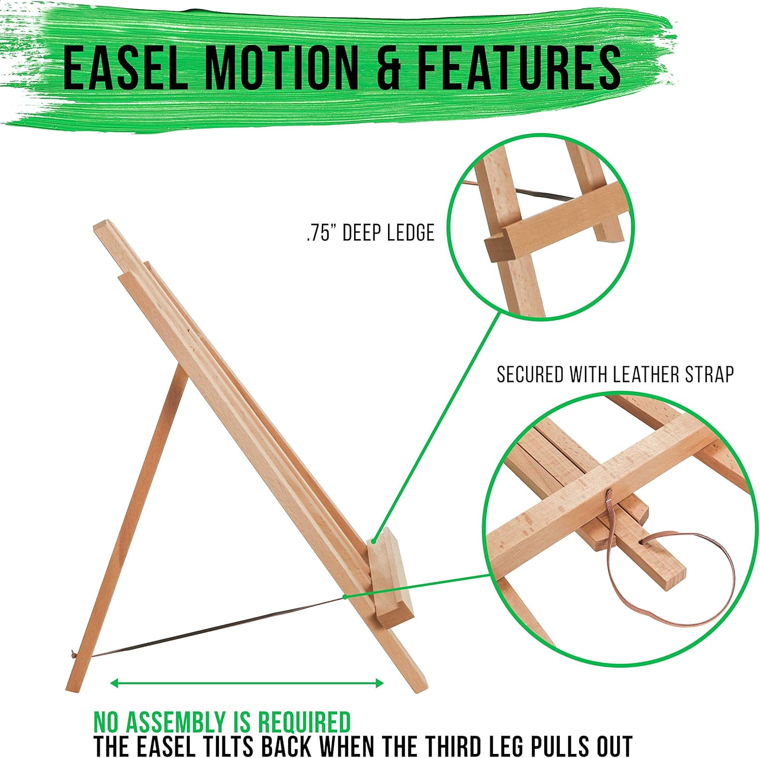 US Art Supply 14 Inch Medium Tabletop Easel Pack of 12