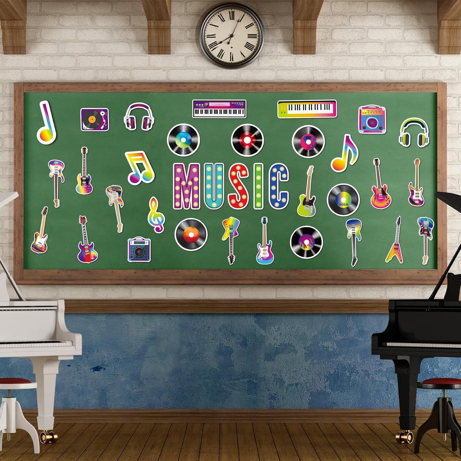 Music Notes Cutouts for Classroom Decorations