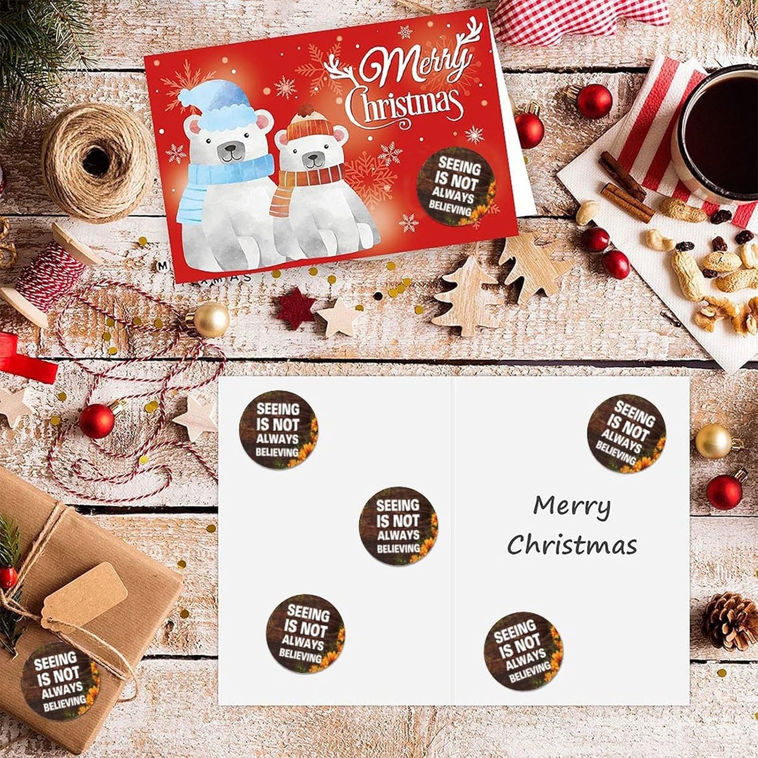 3in Round Label Stickers 100pcs for Boxes Laptops Jars Bottles Phones