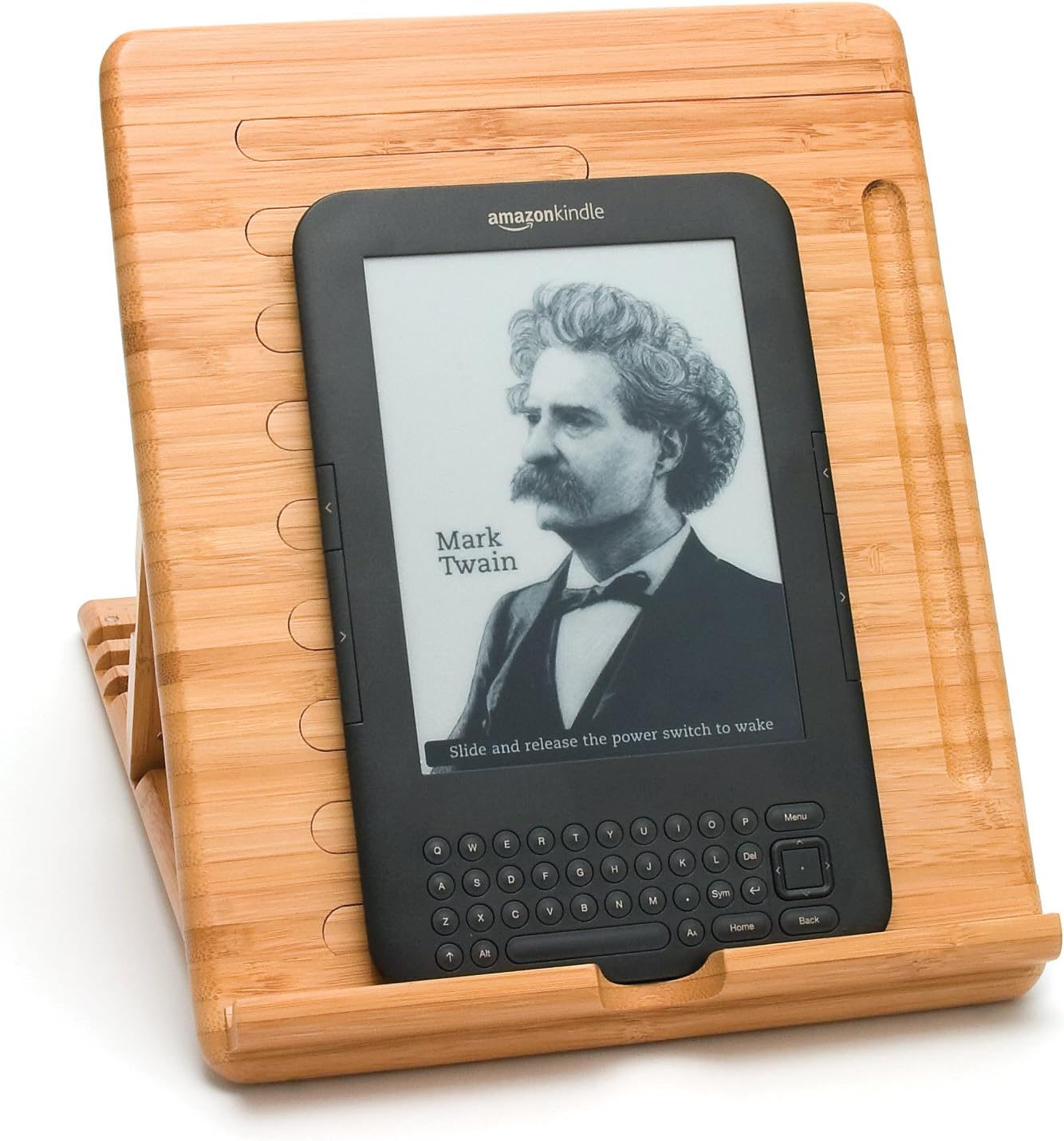 Lipper International Bamboo Wood Expandable Tablet Stand