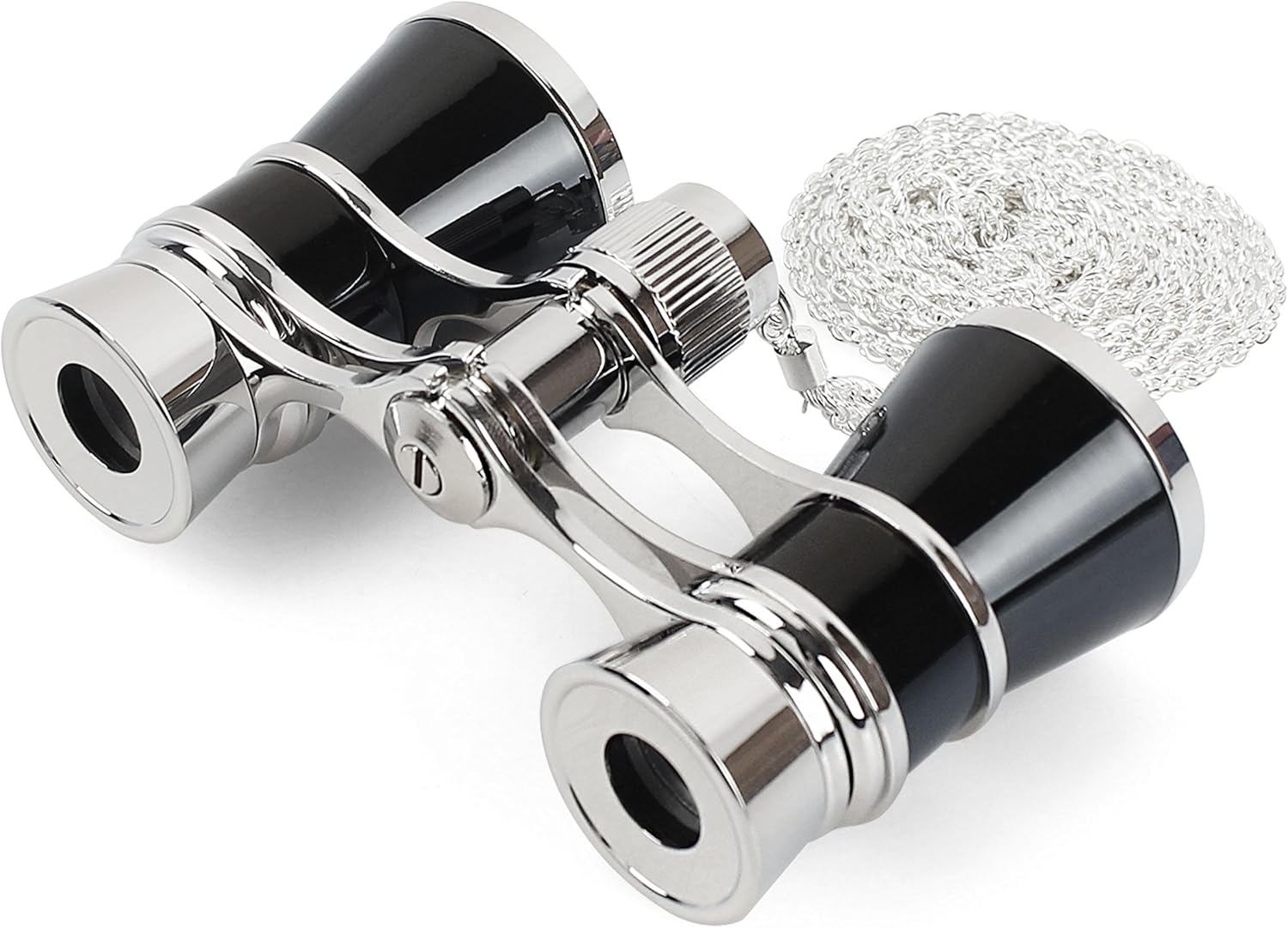 Aomekie 3X25 Opera Binoculars Compact Folding with Chain for Adults