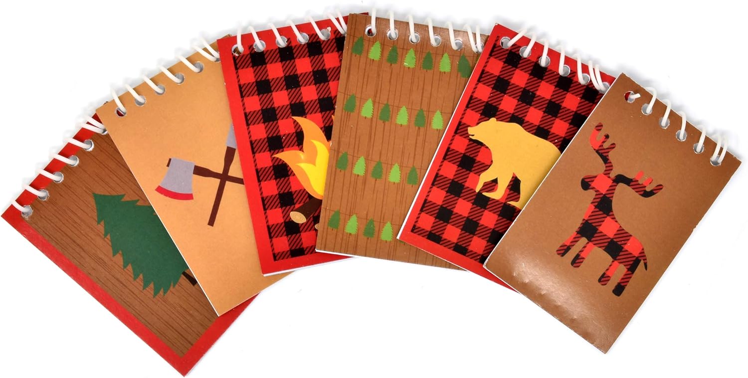 Gift Boutique 48 Woodland Camping Mini Notepads Set