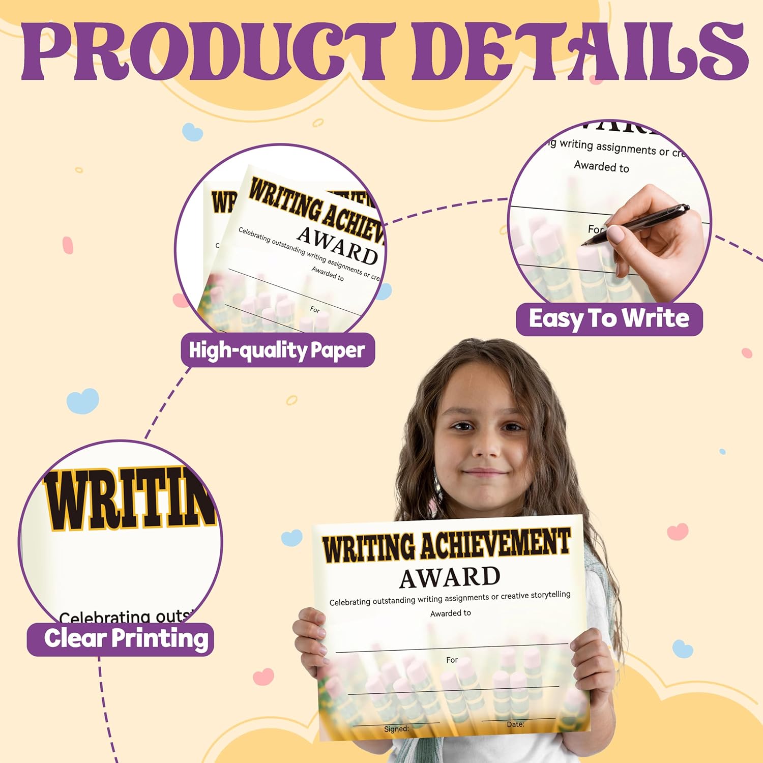 Certificate of Achievement for Kids 25 Pack
