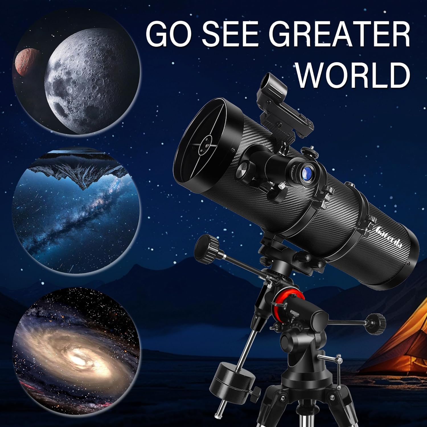 Gaterda 150mm Reflector Telescope for Astronomy