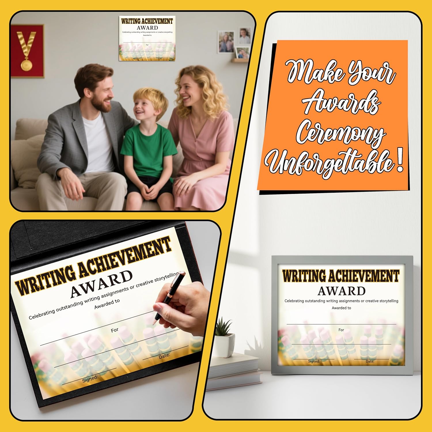 Certificate of Achievement for Kids 25 Pack