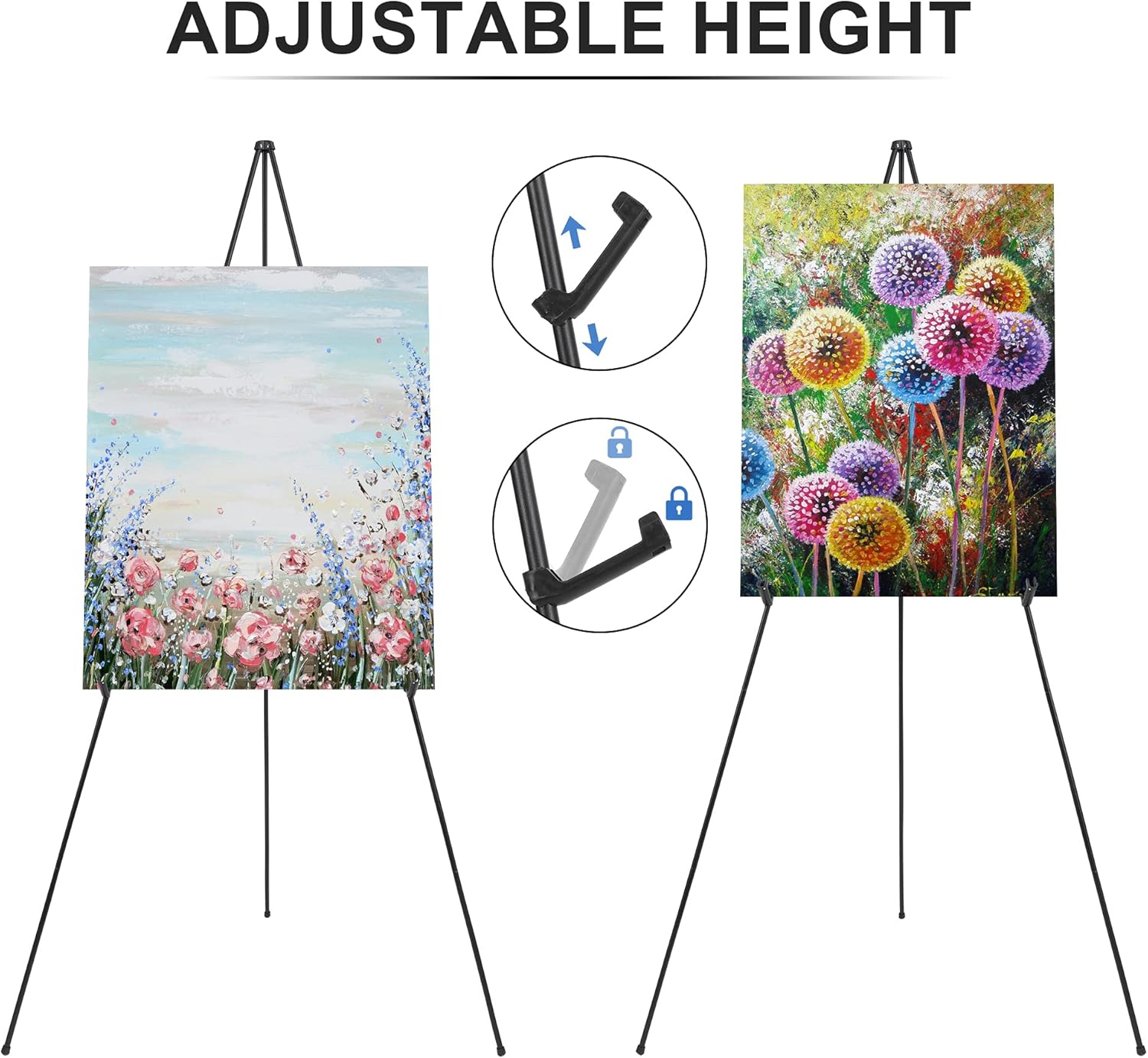 Adjustable Art Easel Stand for Wedding Poster Display