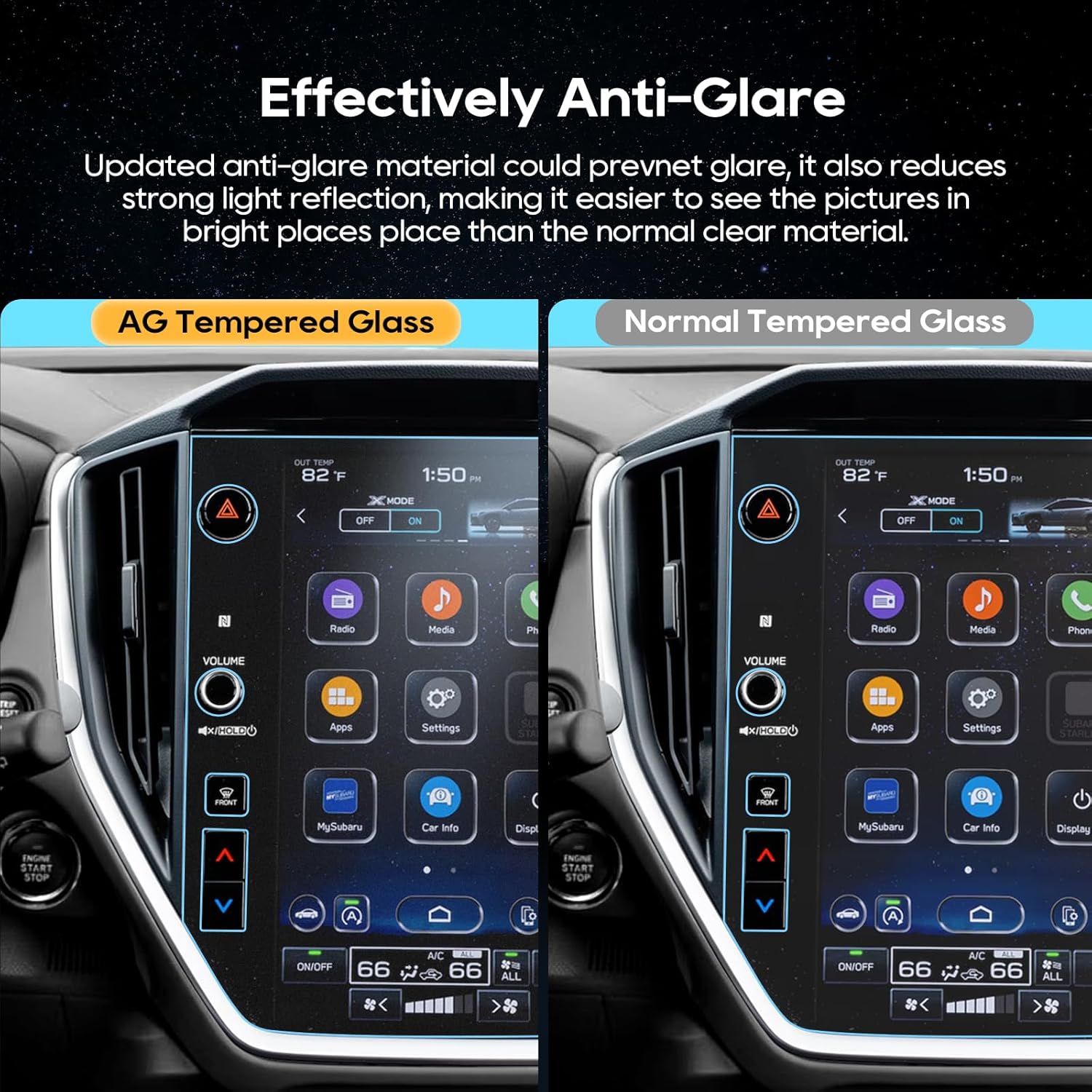 LFOTPP 2025 Subaru Crosstrek 116 Touchscreen Matte Protector