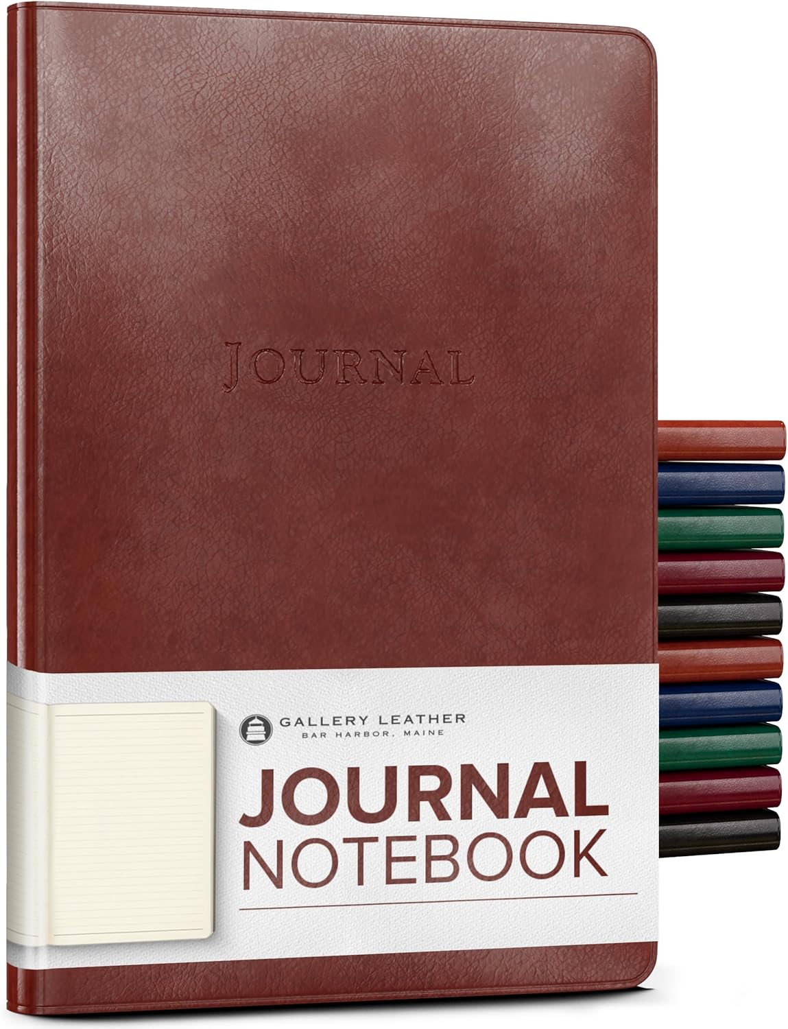 Gallery Leather Journal - 192 Lined Pages Acadia Tan 8x55