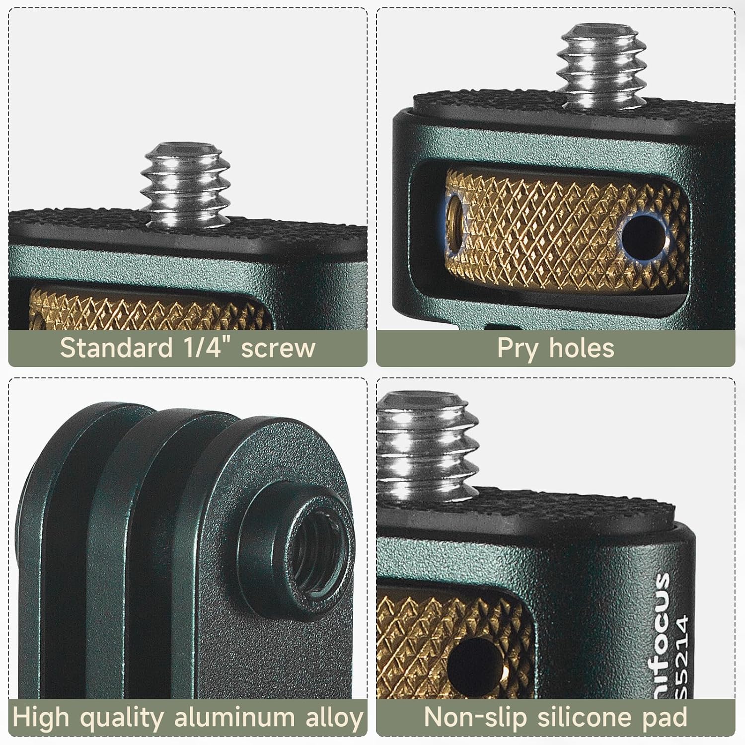 MINIFOCUS GoPro to 14 Adapter with Silicone Pad