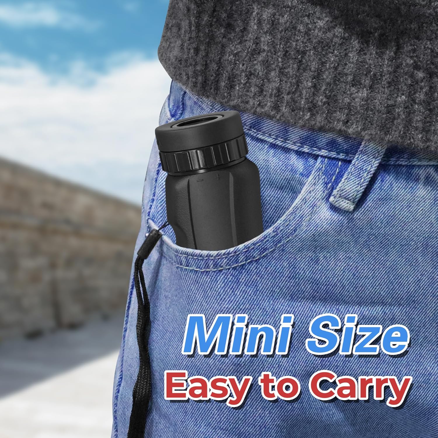10x25 Monocular Telescope - Compact for Travel Bird Watching Hunting