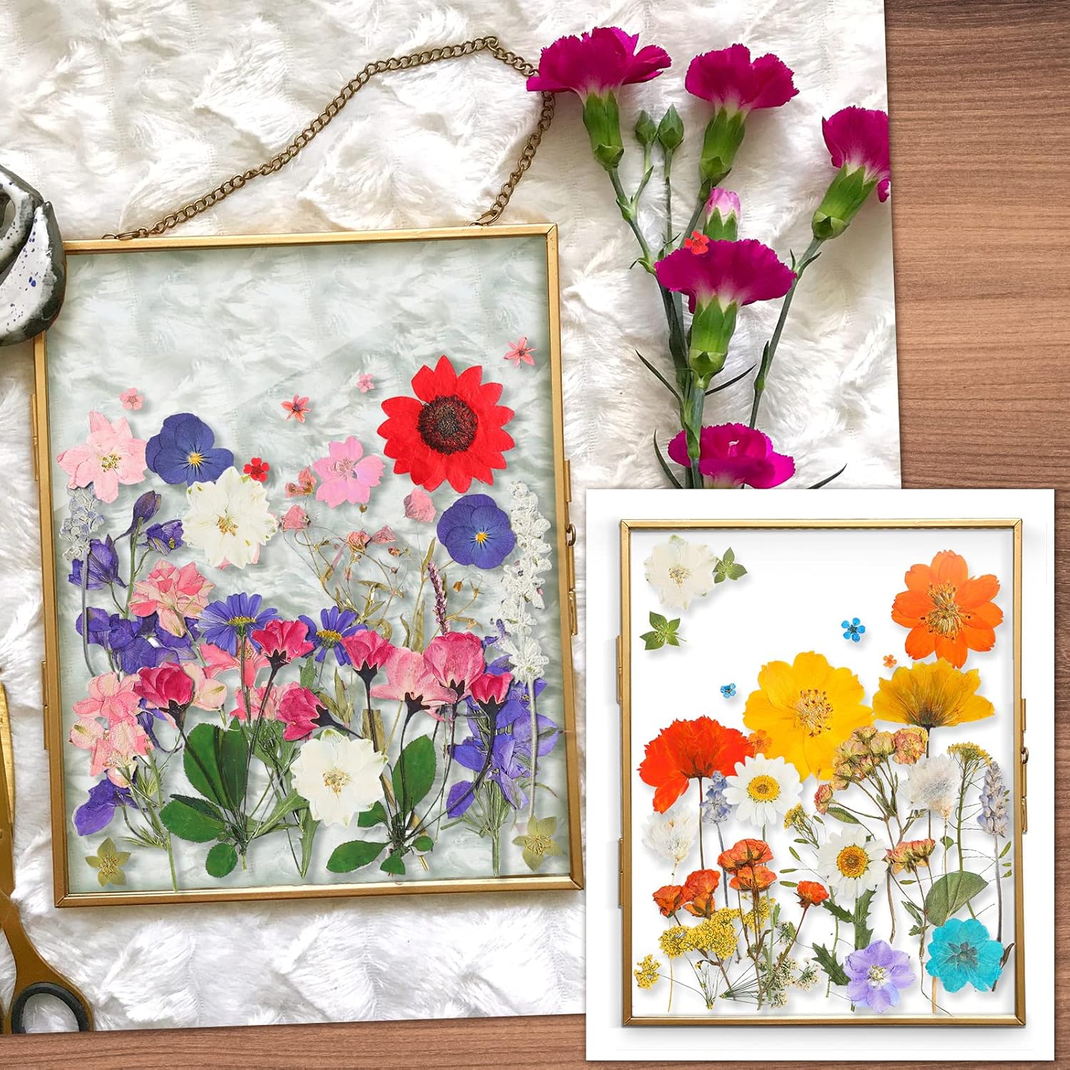 Nuanchu Dried Pressed Flowers for Resin Crafts DIY Decorations