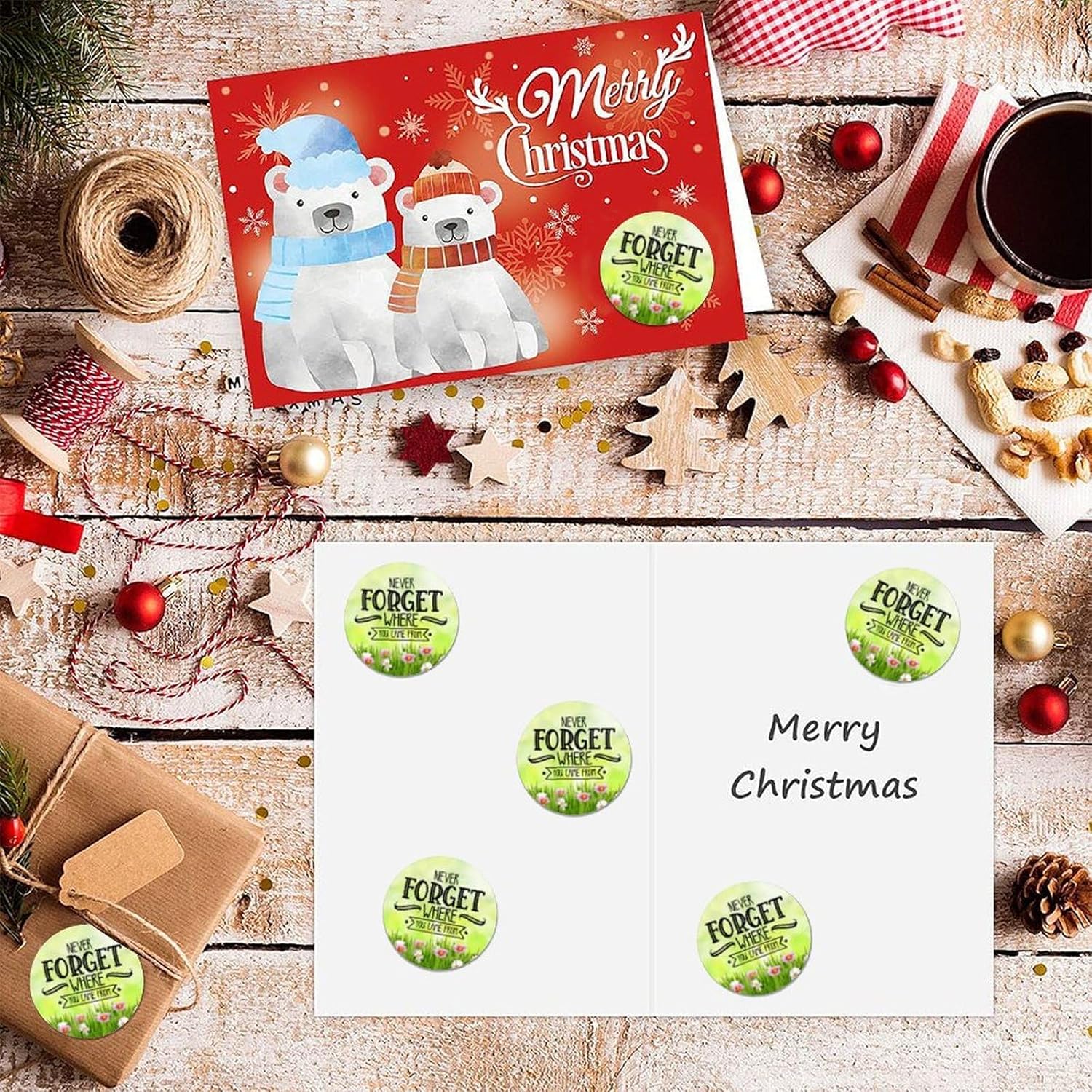 3in Round Label Stickers 100pcs for Gifts and Decor