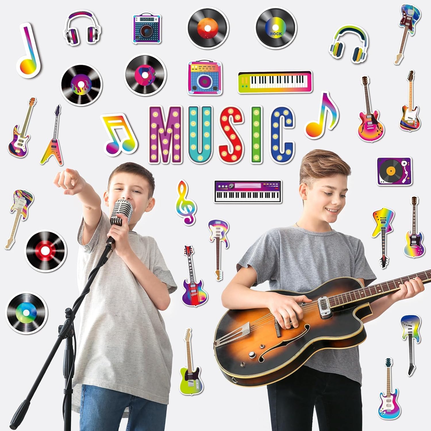 Music Notes Cutouts for Classroom Decorations