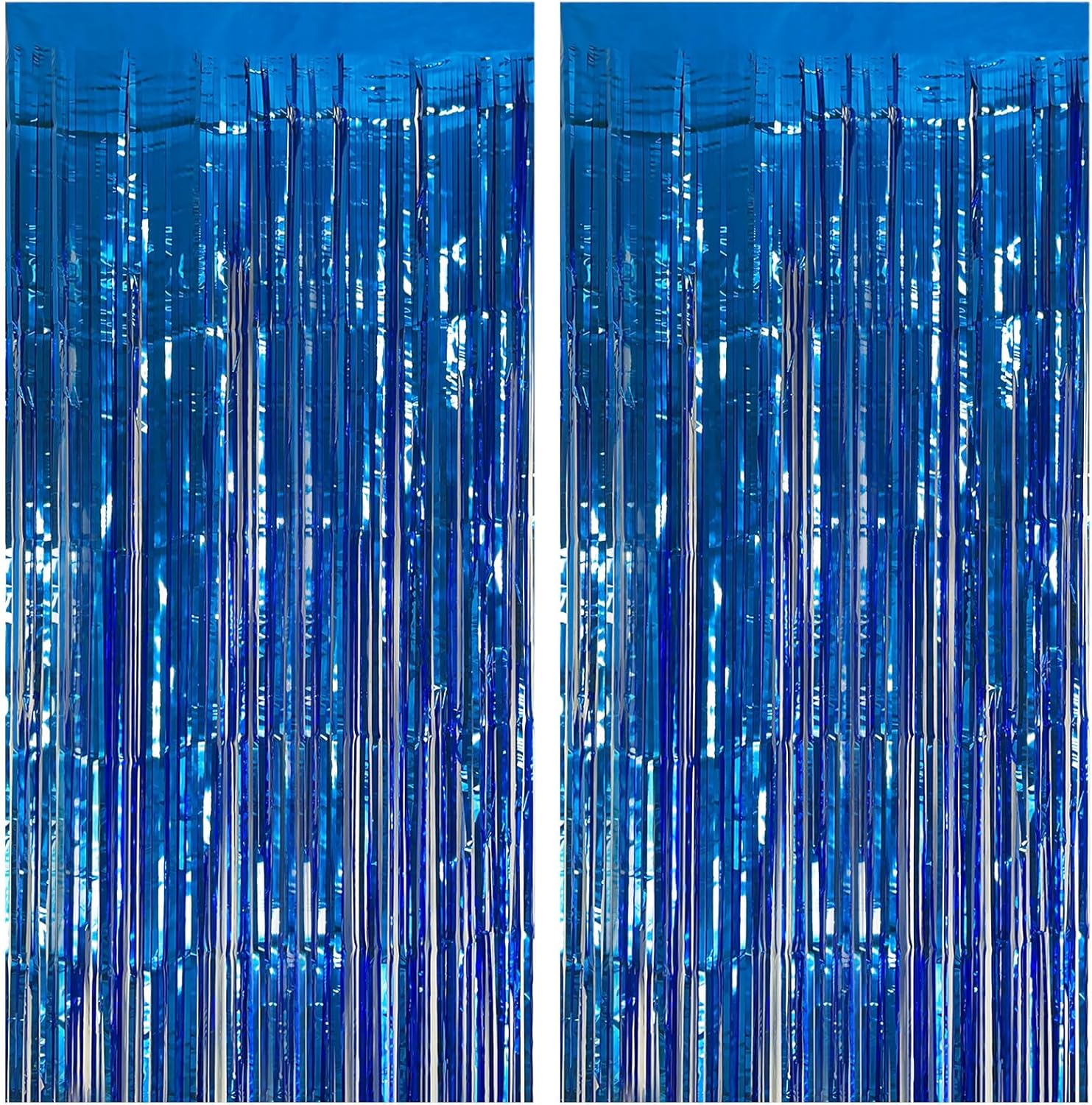 Ocean Party Blue Decor Curtain Set for Photo Booths