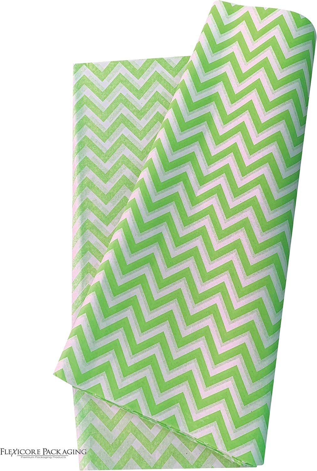 Flexicore Packaging Black Chevron Art Tissue Paper 10 Sheets