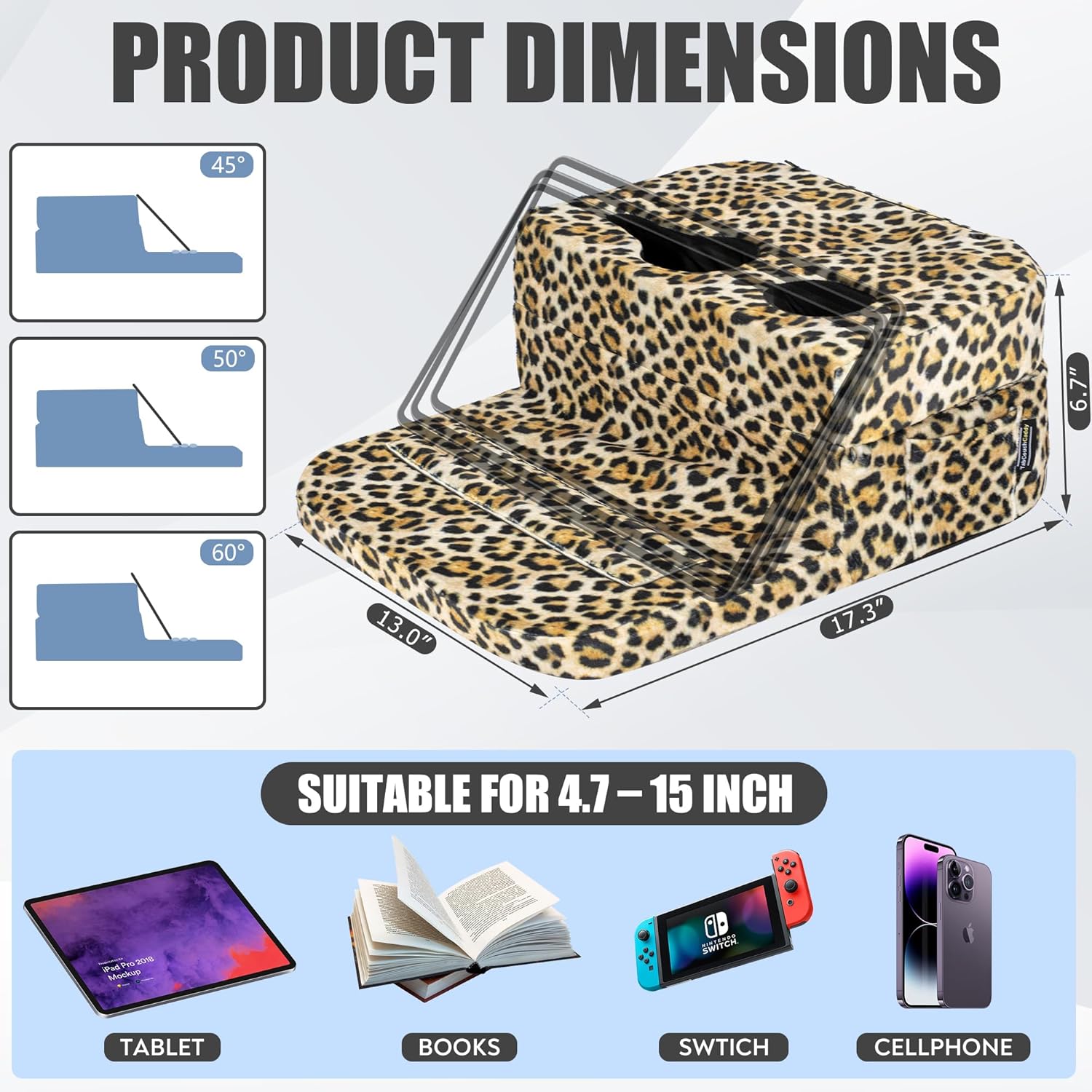 Couch Cup Holder Tray Pillow - Bed Couch RV Car