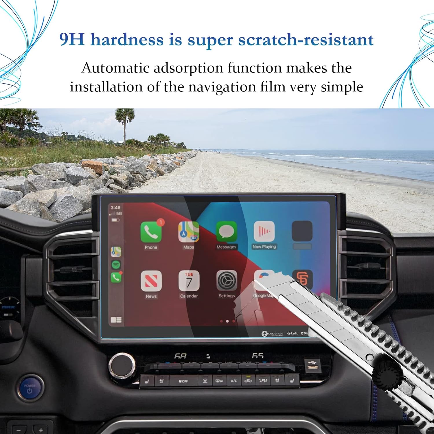 SKTU 2023 2024 2025 Tundra Screen Protector
