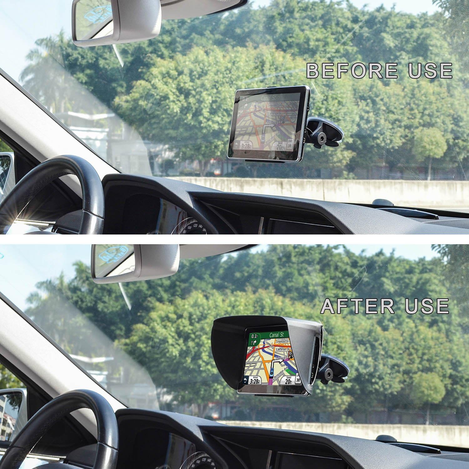 TFY Sunshade Visor for Garmin Nvi 5 Inch GPS