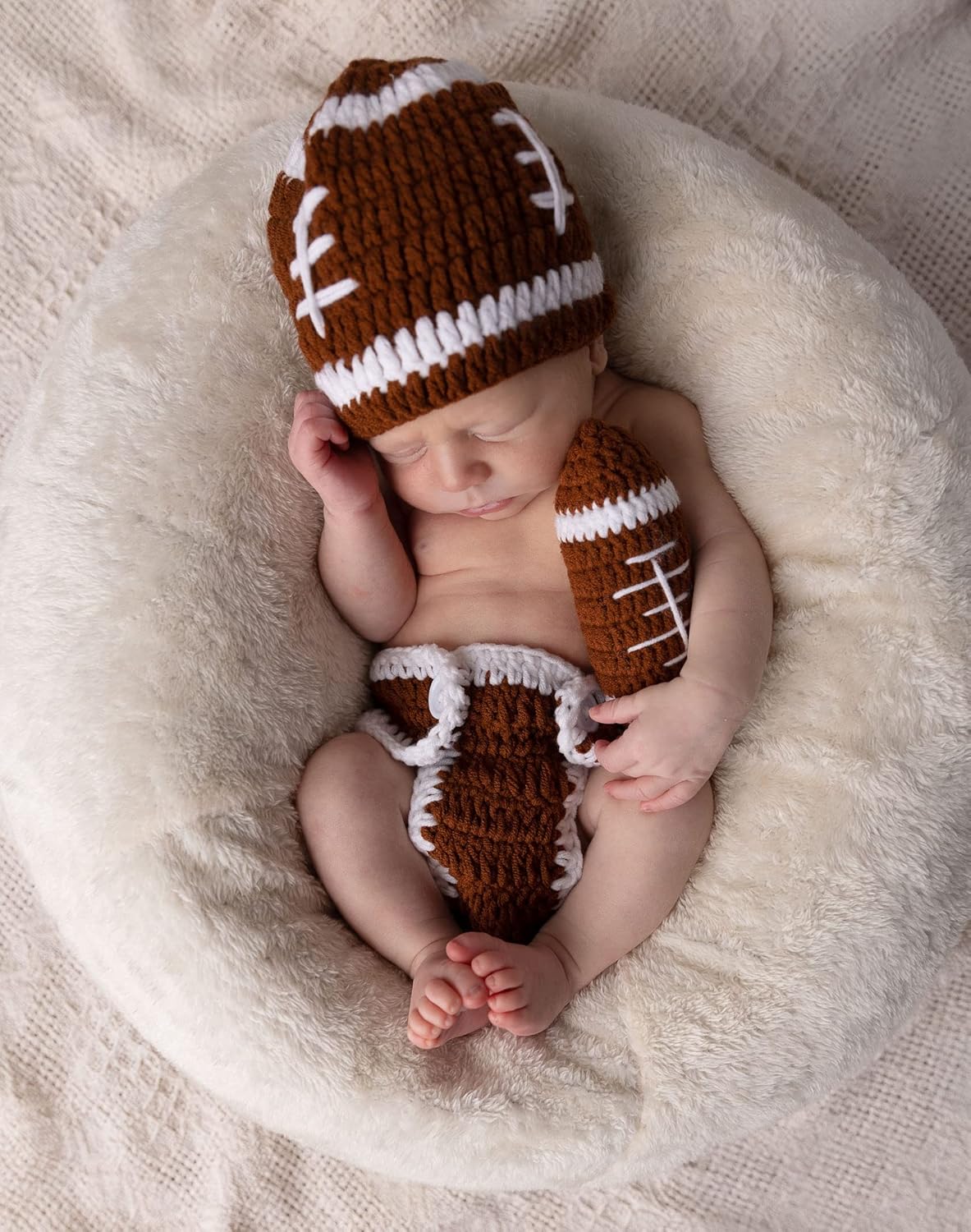 Baby Football Photography Outfit 0-1 Month