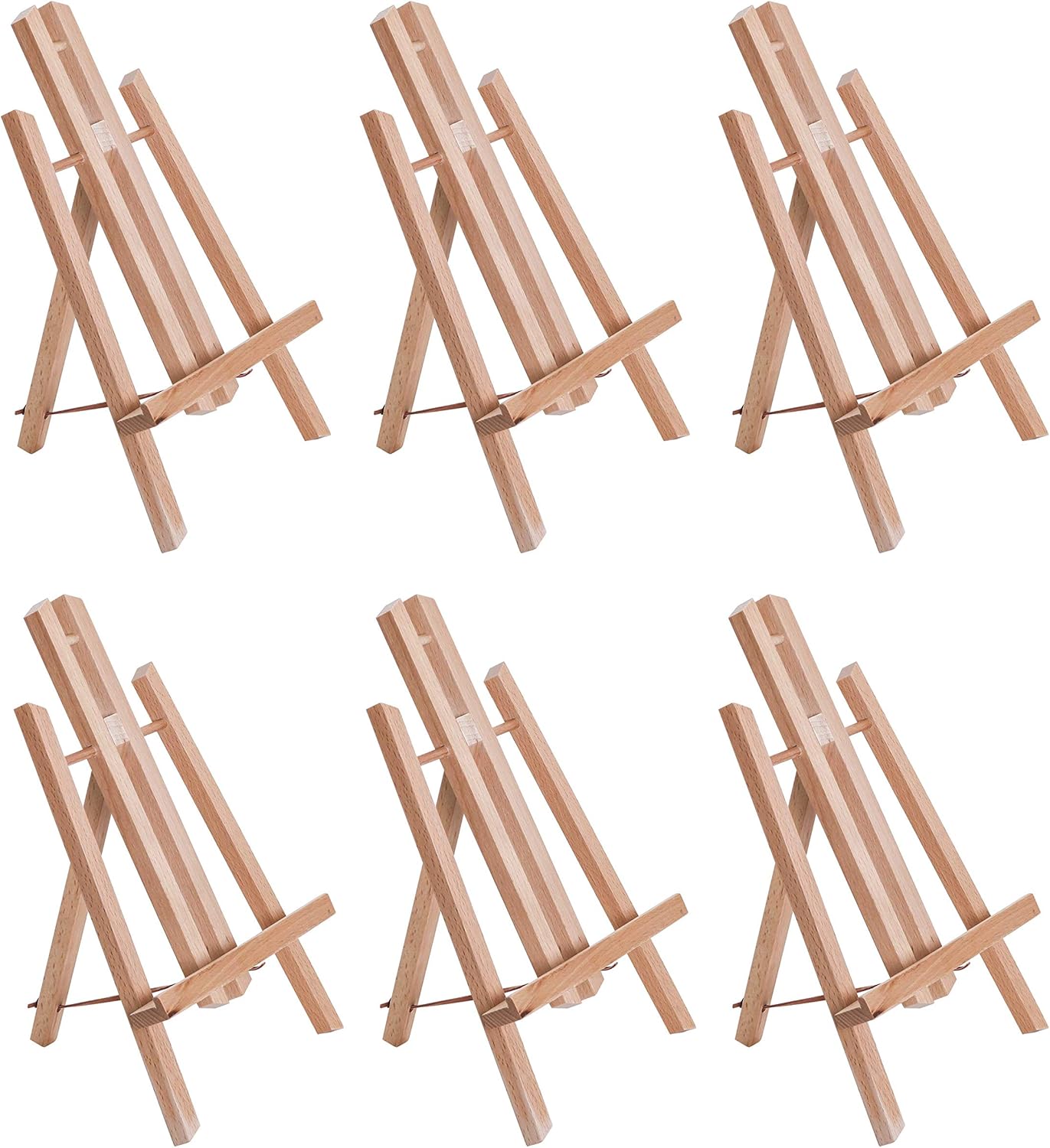US Art Supply 11 Inch Tabletop Easel Pack of 6