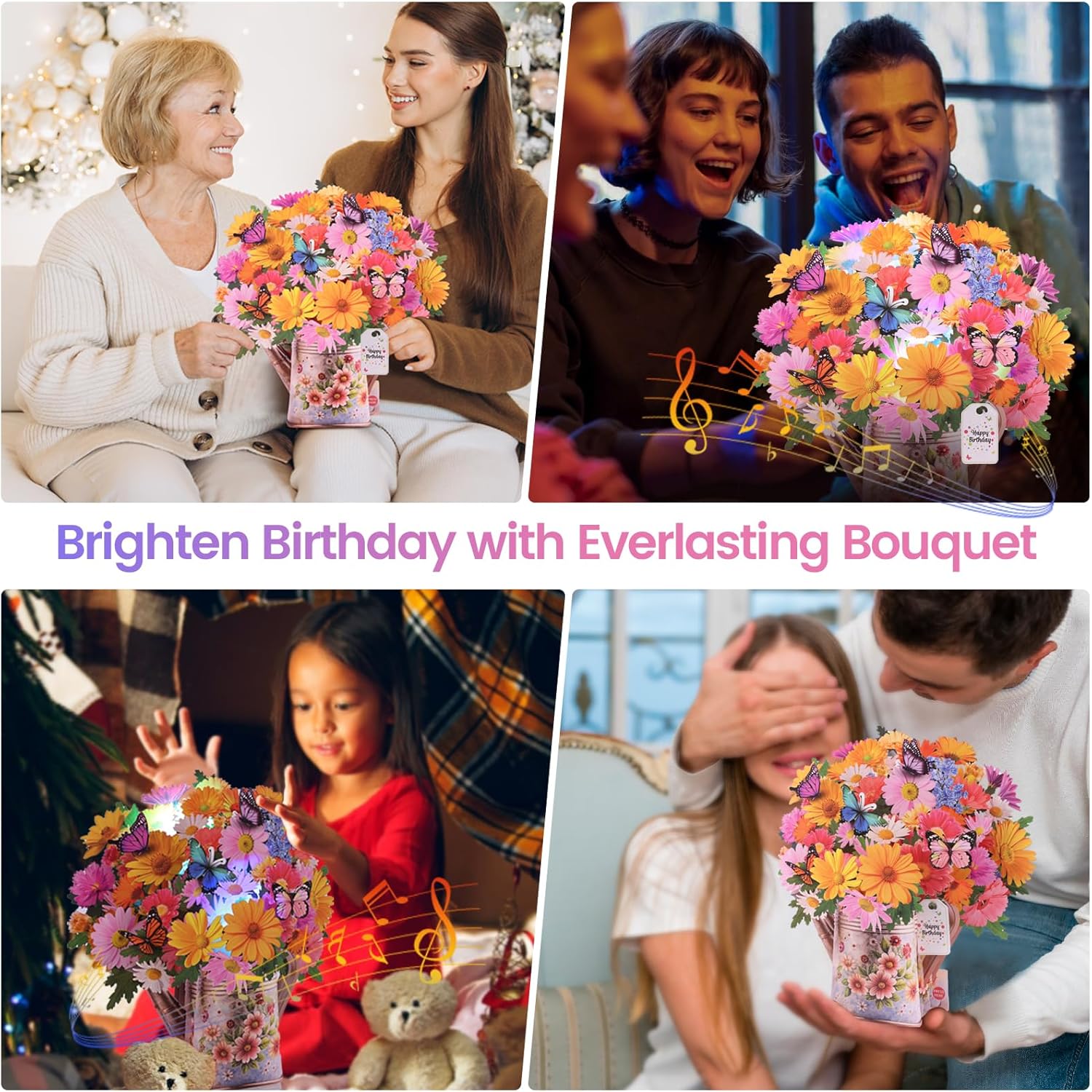 Pop Up Birthday Card with Music and Lights