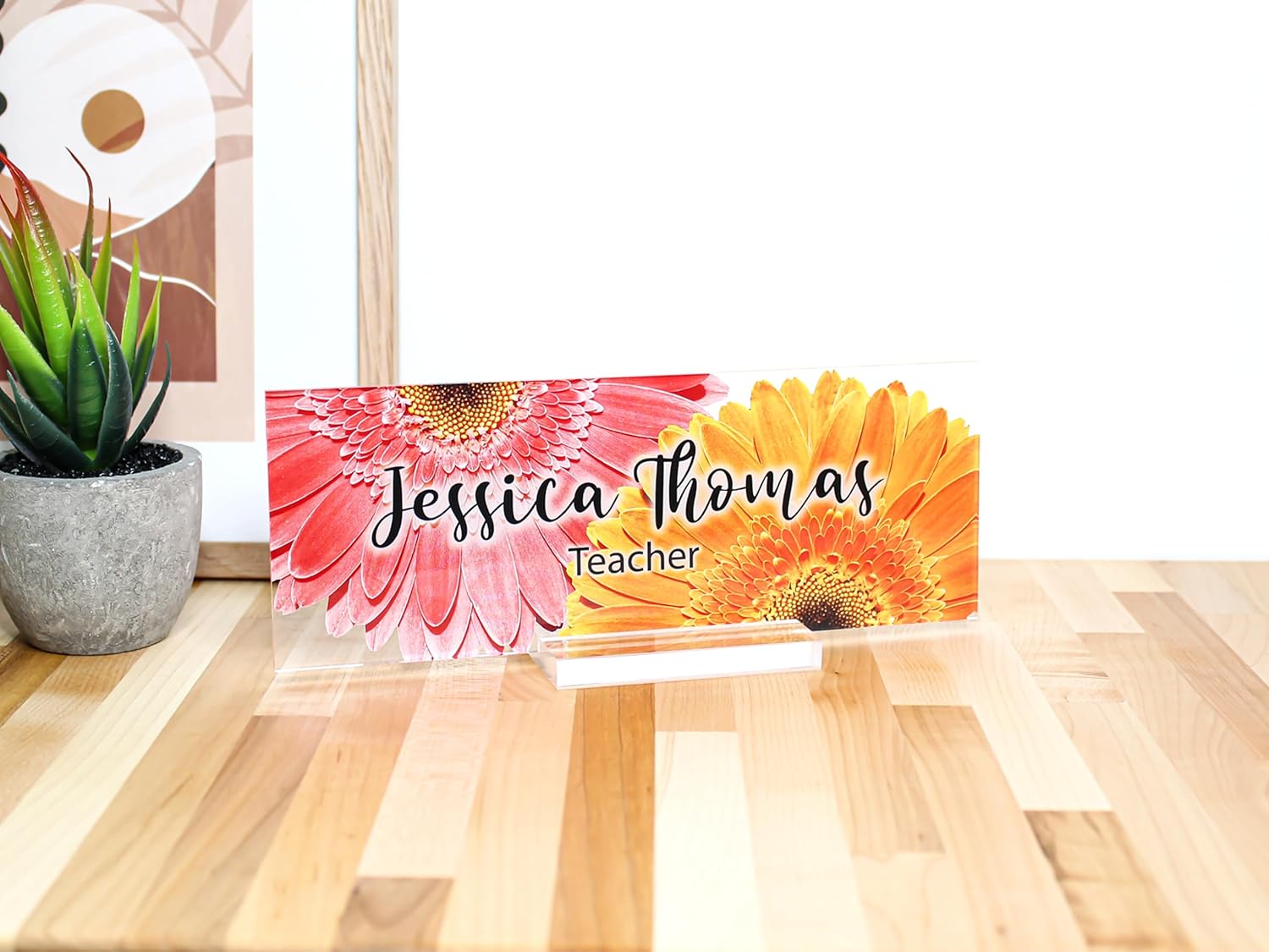 Custom Acrylic Name Plate for Office Desk