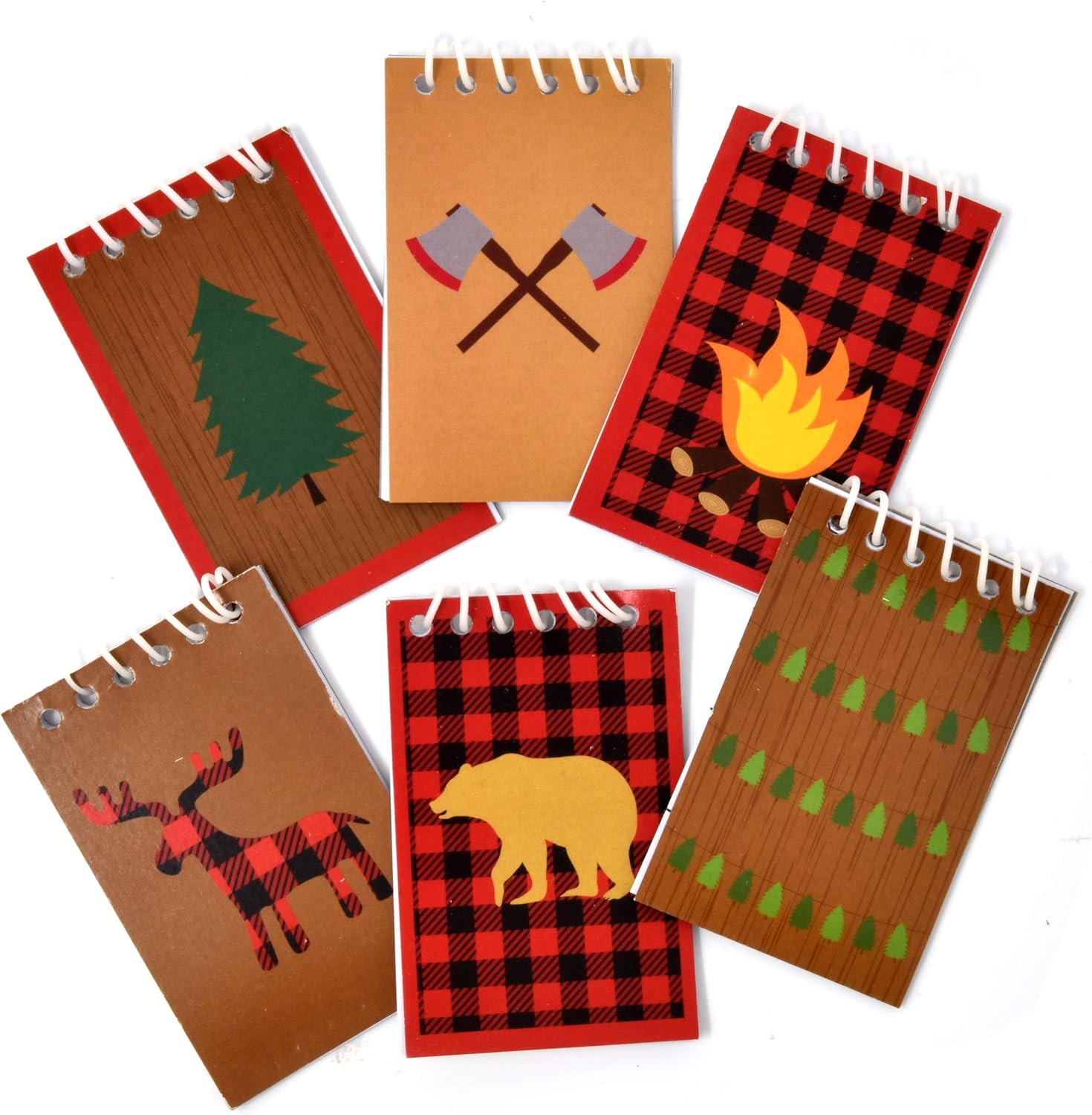 Gift Boutique 48 Woodland Camping Mini Notepads Set