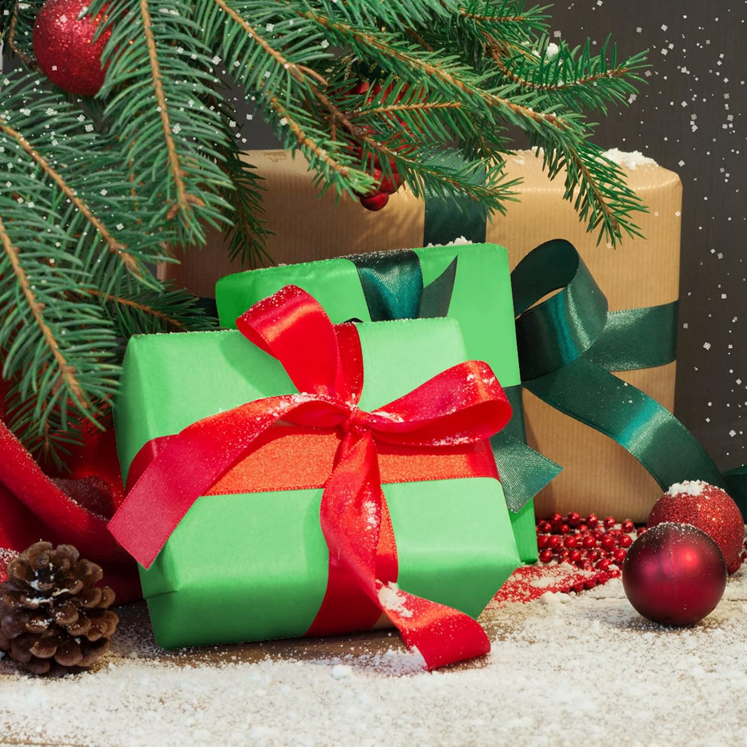 Naler 60 Sheets Green Tissue Paper for Gift Wrapping