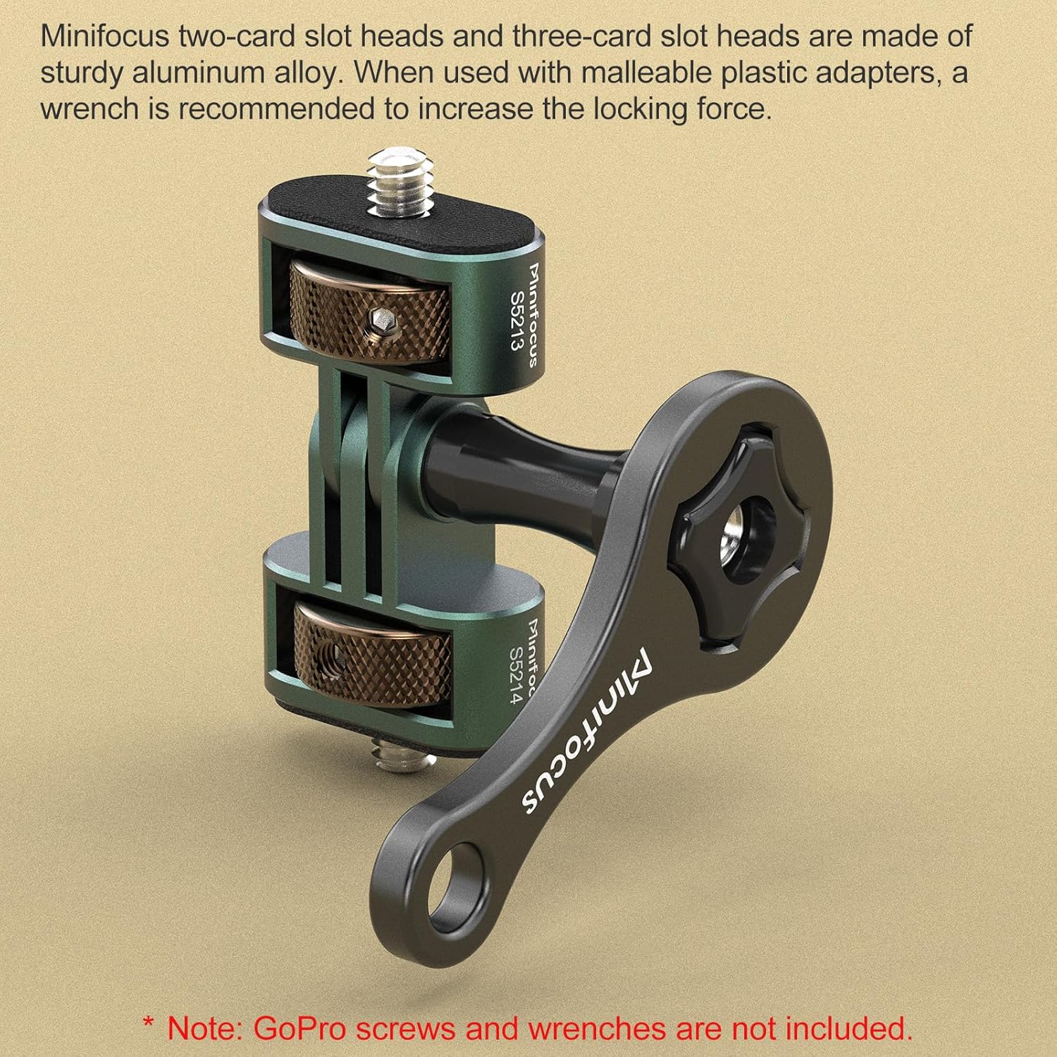 MINIFOCUS GoPro to 14 Adapter with Silicone Pad