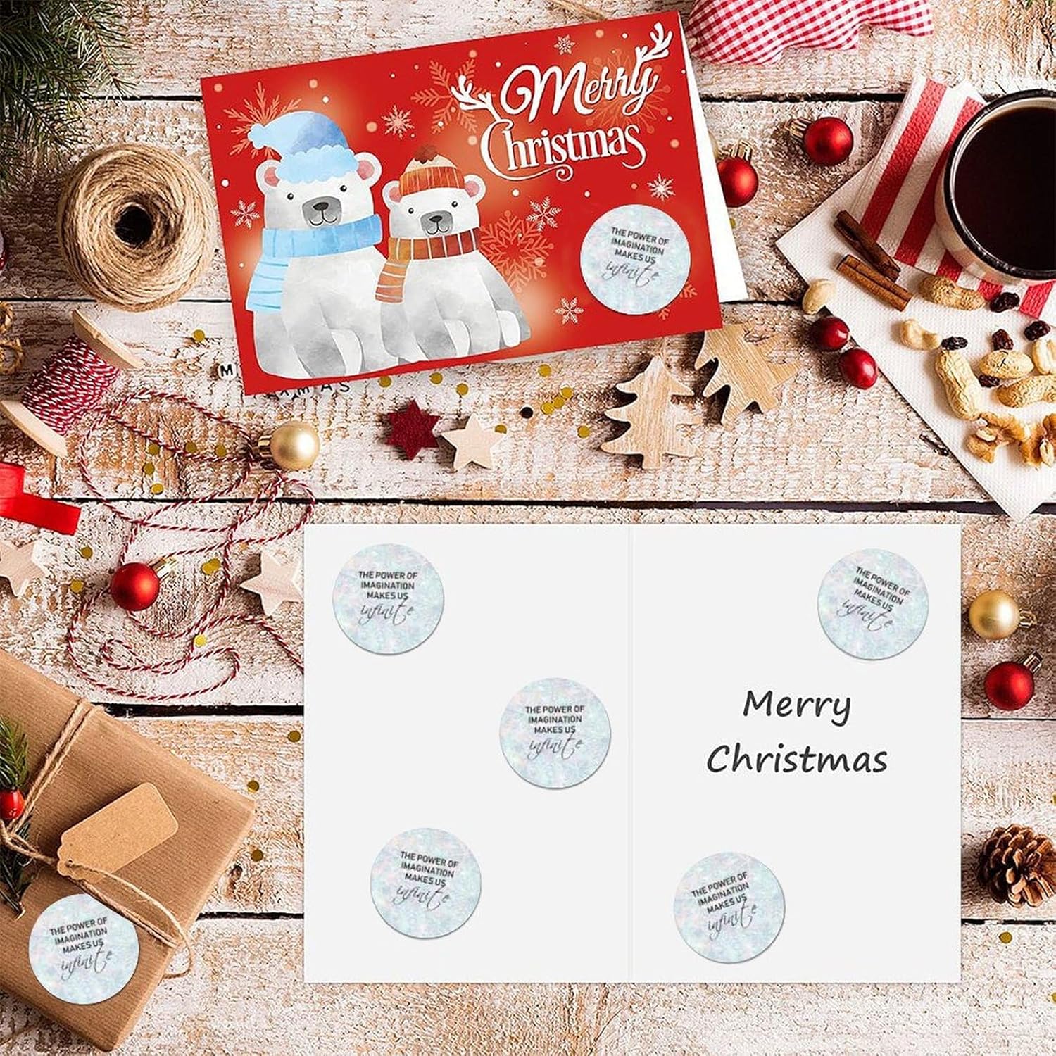 3in Round Label Stickers 100pcs for Water Bottles Laptops Jars and Envelopes