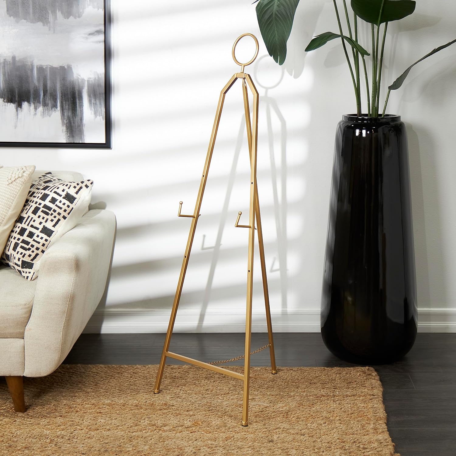 Deco 79 Gold Adjustable 3 Tier Easel