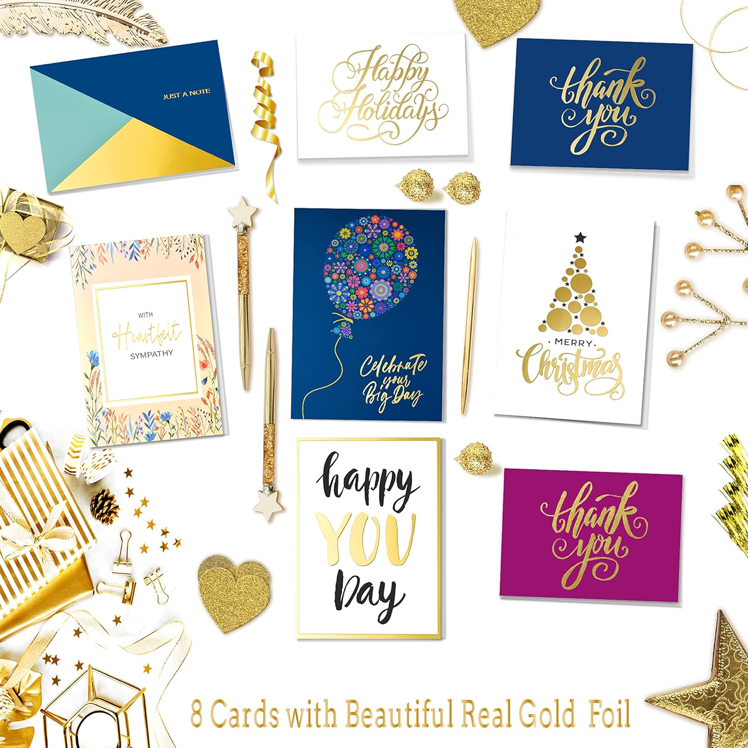 Janvale 100 All Occasion Cards Assortment Box