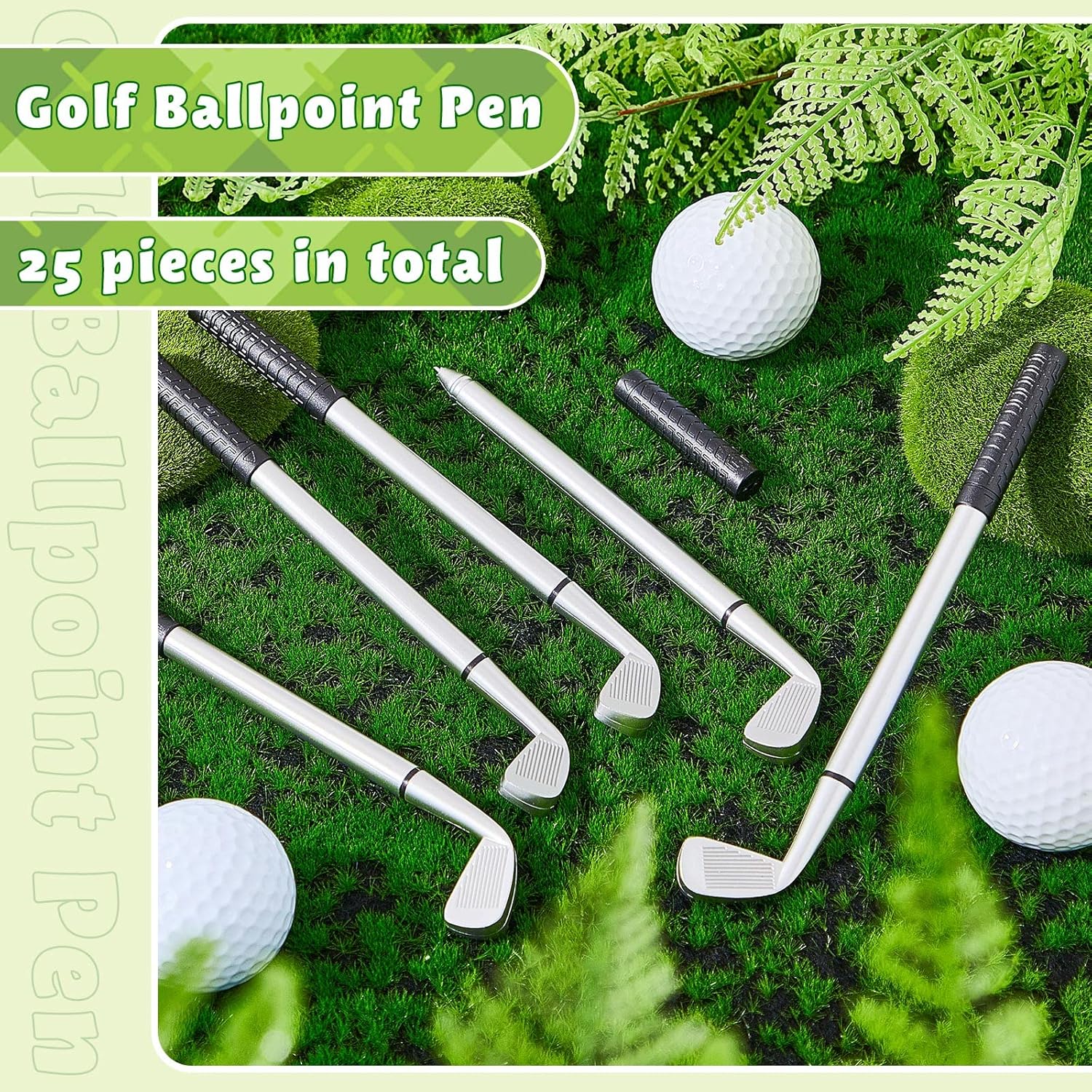 Yaomiao 25 Piece Golf Ballpoint Pen Set