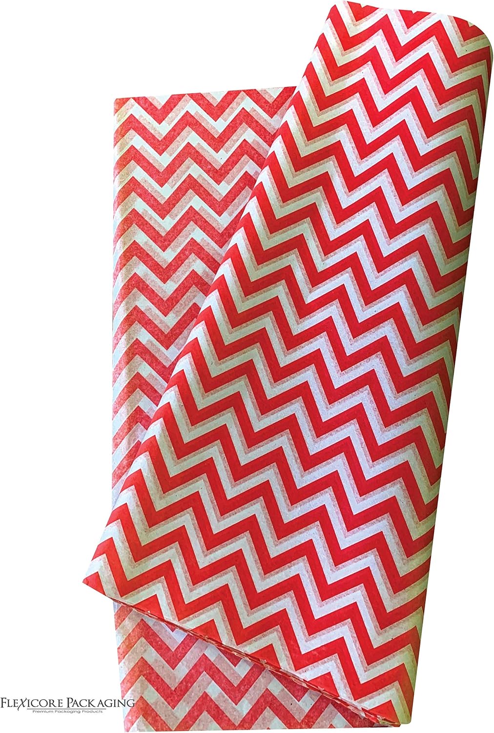 Flexicore Packaging Black Chevron Gift Wrap Tissue Paper 10 Sheets